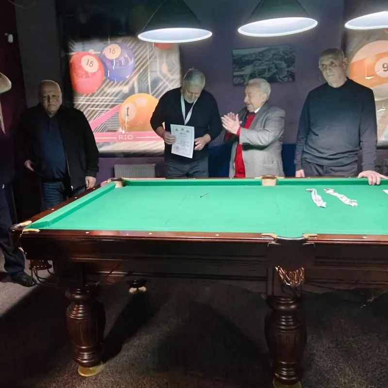 The Tbilisi Open Championship among veteran billiard players