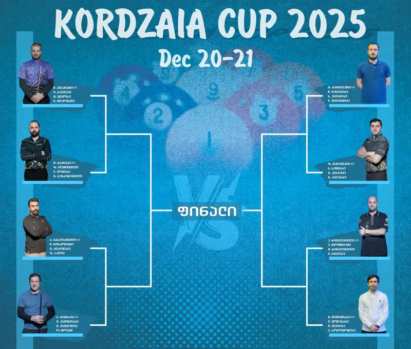 The Temur Kordzaia Team Championship (pool, 9-ball)